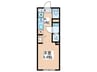 Ｌｅ　Ｒｅｐｏｓ　豊玉 1Kの間取り