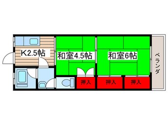 間取図 第三澤荘