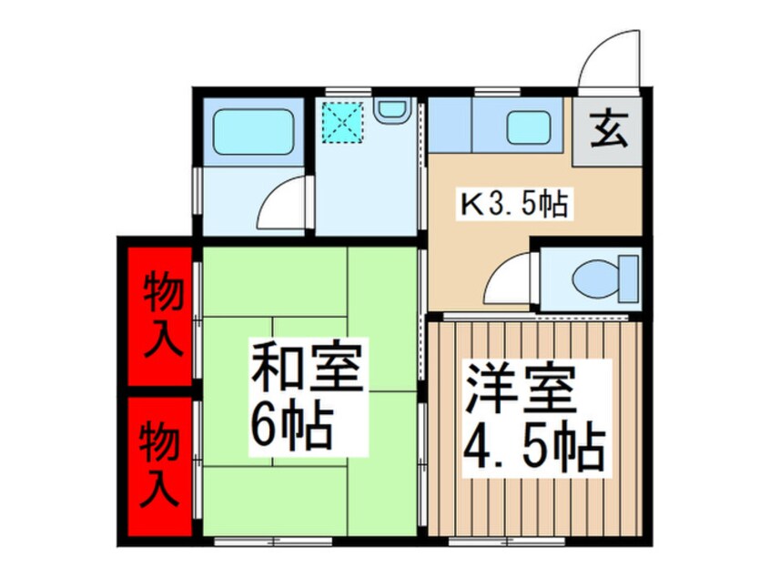 間取図 ケイハイツ