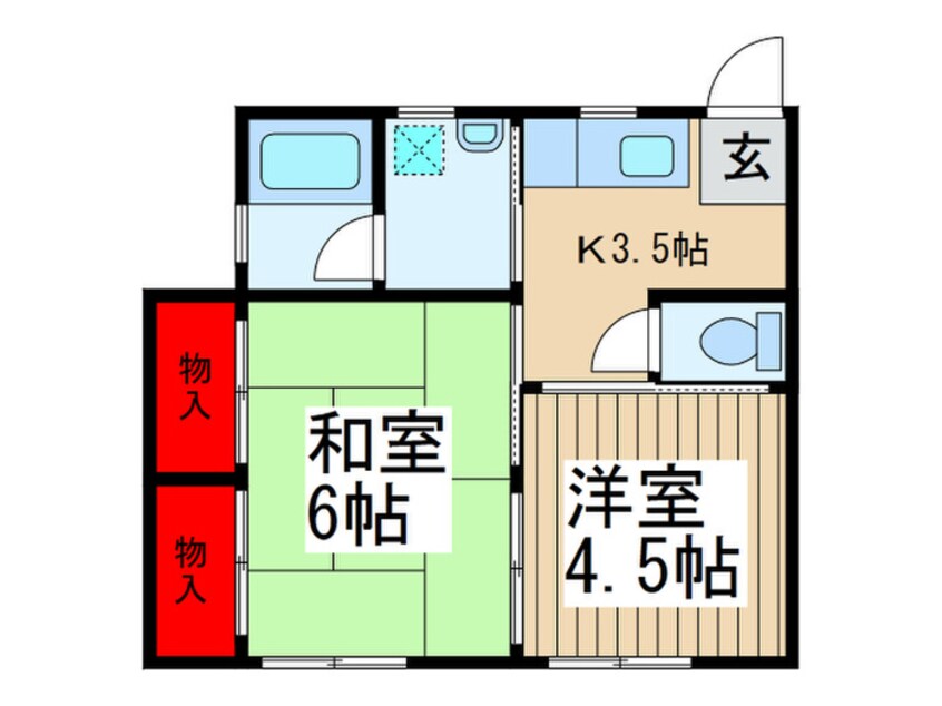 間取図 ケイハイツ