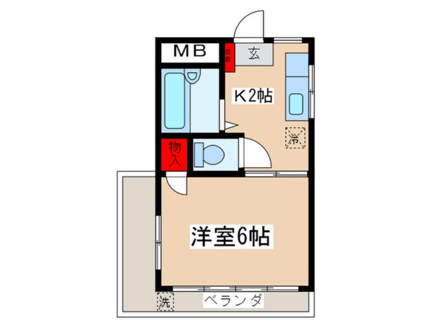 間取図 第１ハイツ小池