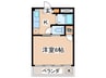 第１ハイツ小池 1Kの間取り