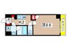 スカ－ル千葉みなと 1Kの間取り