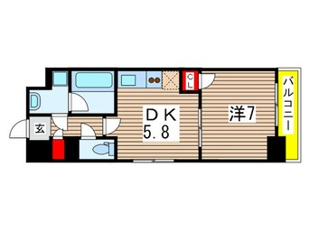 間取図 スカ－ル千葉みなと