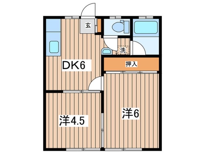 間取り図 ミスズハイツ第１