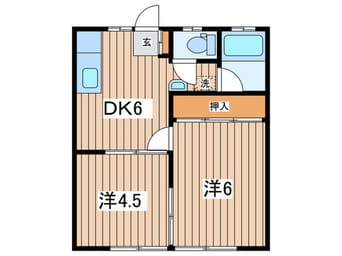 間取図 ミスズハイツ第１