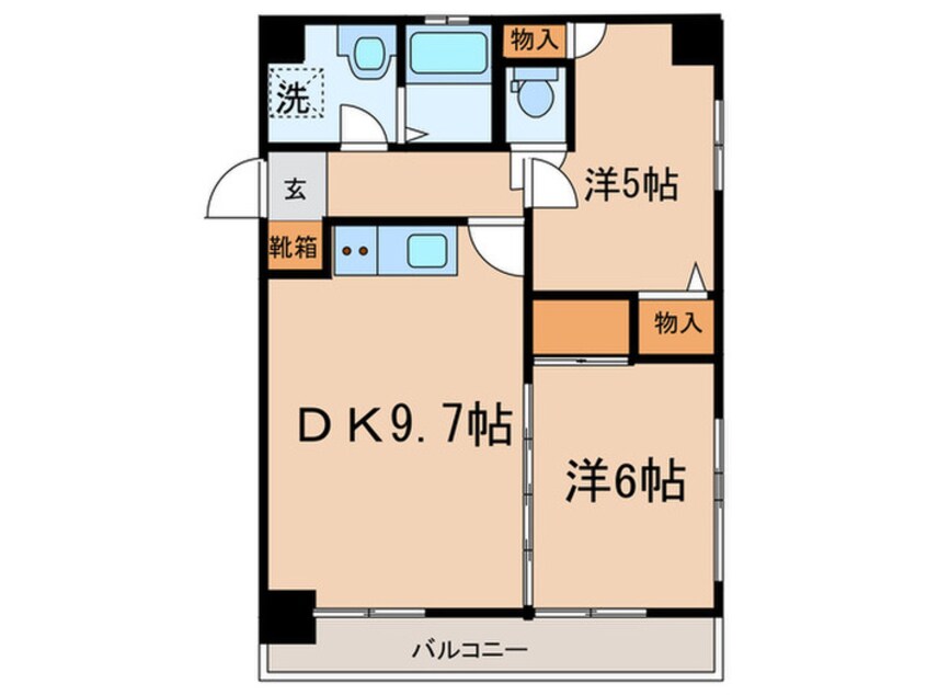 間取図 エスポアール蒲田