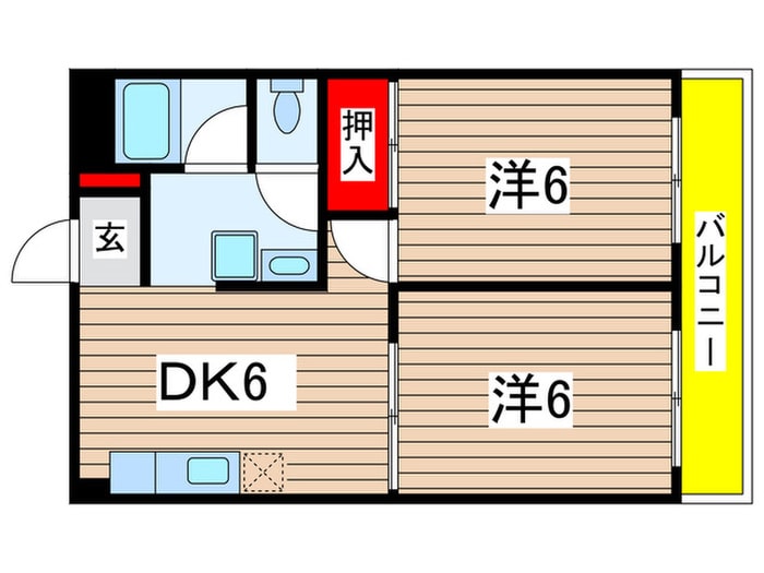 間取り図 ハイツみやこ東公園