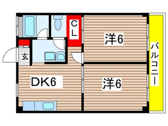 間取図 ハイツみやこ東公園