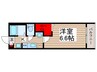 エクセラン北小金 1Kの間取り