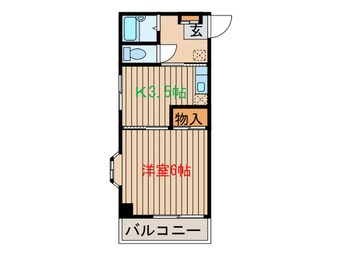 間取図 中田マンション