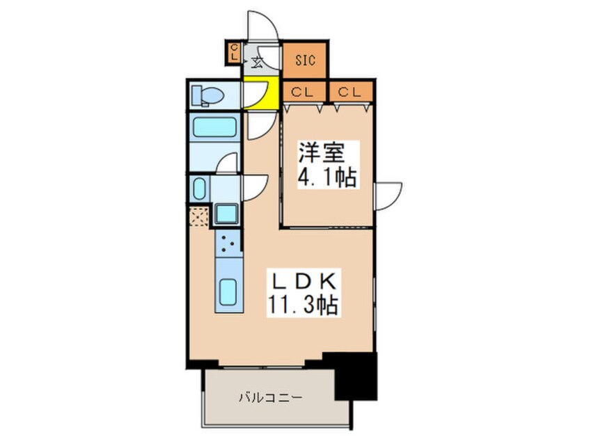 間取図 サイプレス日本橋本町