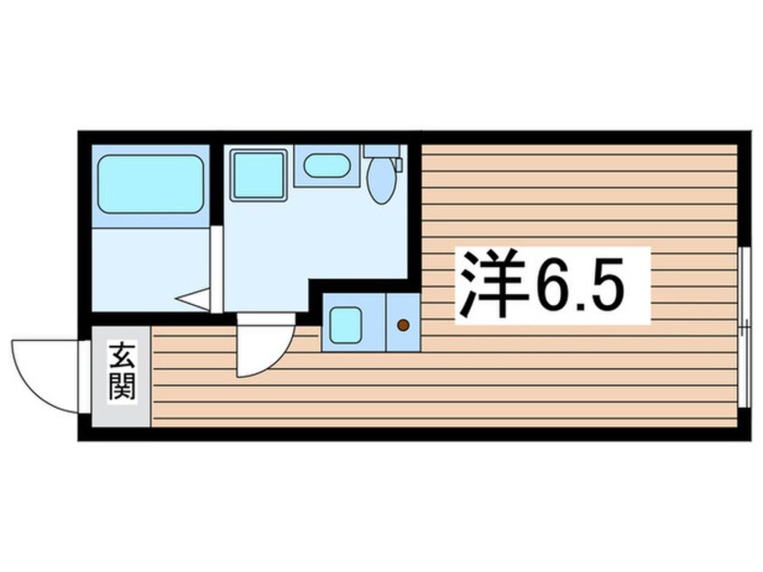 間取図 バーンフリート稲田堤六番館