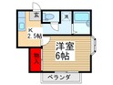 シティハイツ岸田の間取図