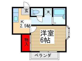 間取図 シティハイツ岸田