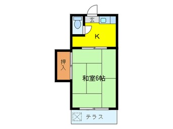 間取図 コーポ寿