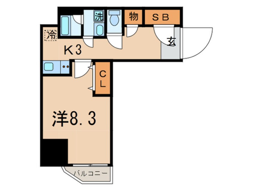 間取図 ガリシア大塚South(101)