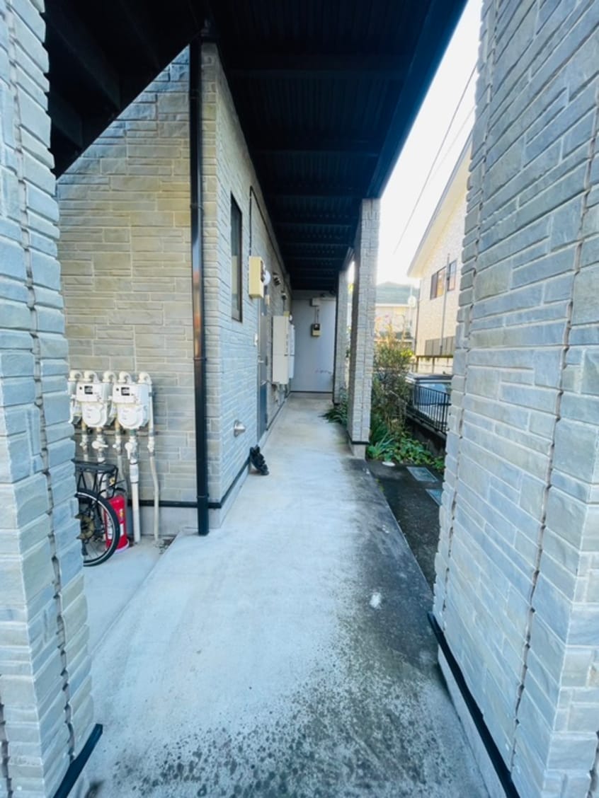 エントランス部分 テラスコウバイ