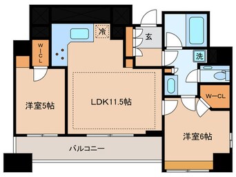 間取図 リビオレゾン本郷（1104）