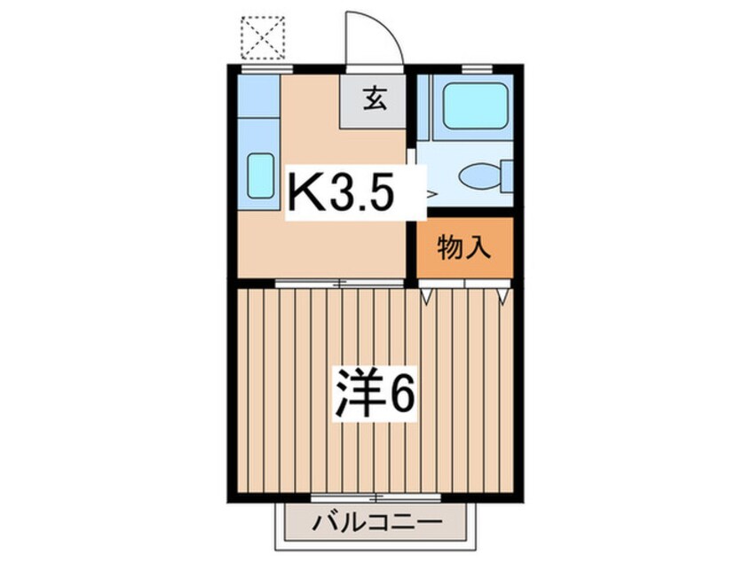 間取図 梶山ハイツ