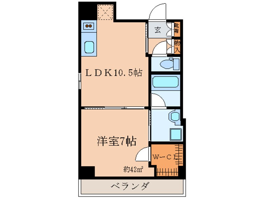 間取図 パ－クアクシス板橋本町