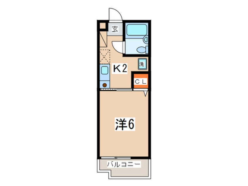 間取図 カ－サビアンカ