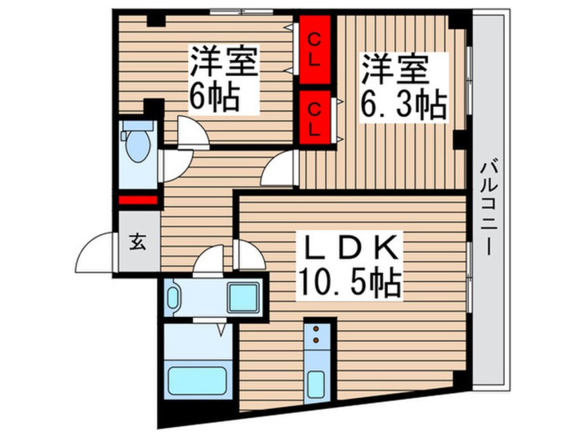 間取図 リフミック　ソルジェ