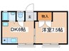 バッカナ－レⅠ 1DKの間取り