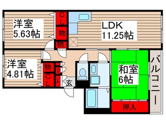 間取図 INOVE松戸六高台B