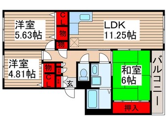 間取図 INOVE松戸六高台B