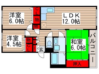 間取図 INOVE松戸六高台B