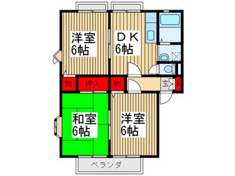 間取図 サン・スュプリ－ム３