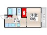 第２コ－ポマキ 1DKの間取り