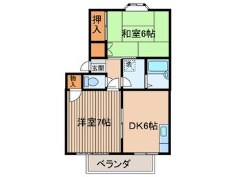 間取図 コーポ朝倉　Ａ