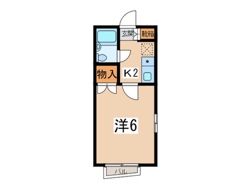 間取図 スト－クハイツムラタ