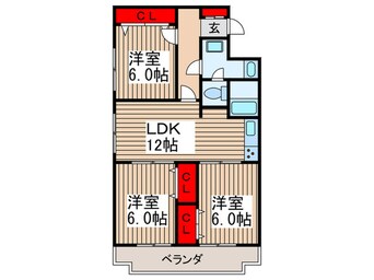 間取図 ロイヤルメゾンⅡ