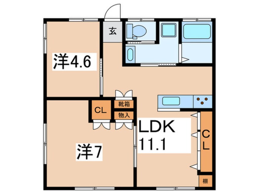 間取図 ＳＫハイツ第11