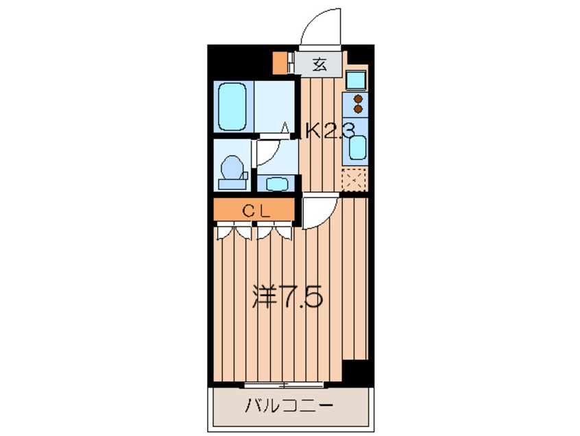 間取図 ソレイユ御幸