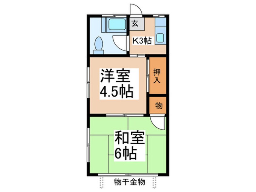 間取図 茜ハイツ