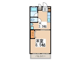 間取図 小川スカイハイツ