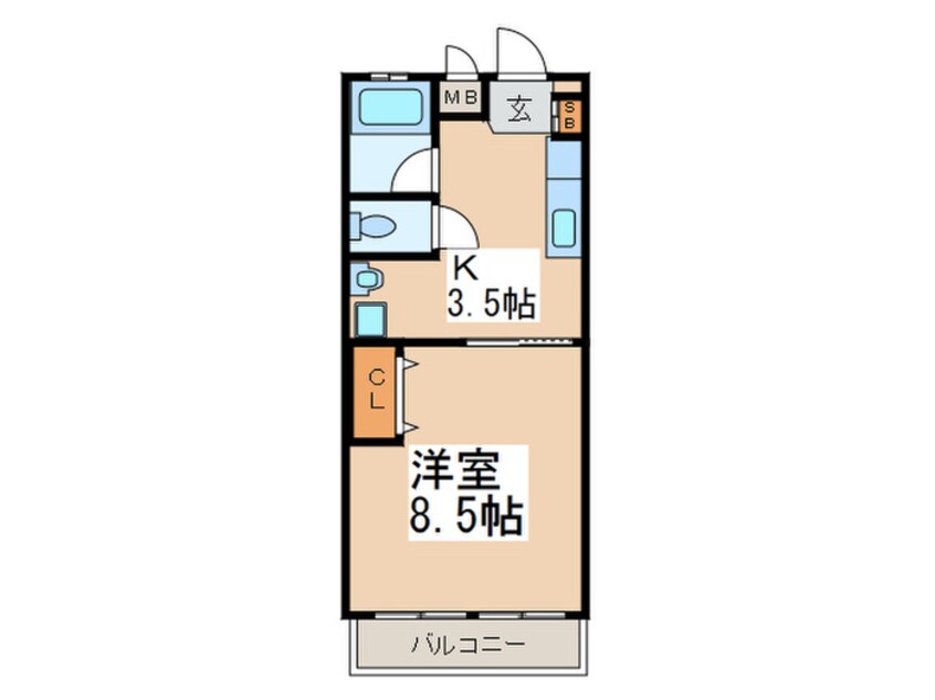 間取図 小川スカイハイツ