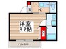 キャメルふじみ野5 1Kの間取り