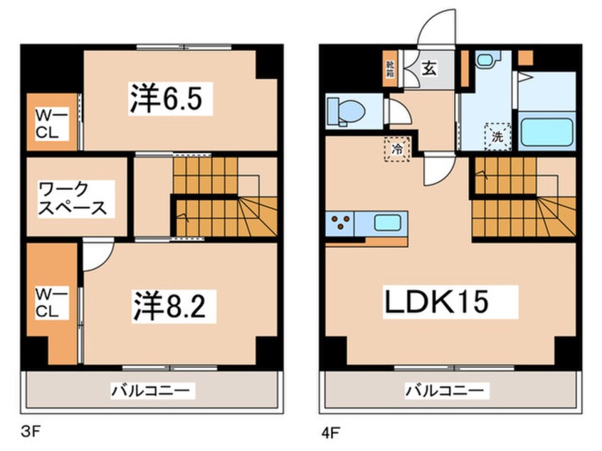 間取図 RURBAN HASHIMOTO