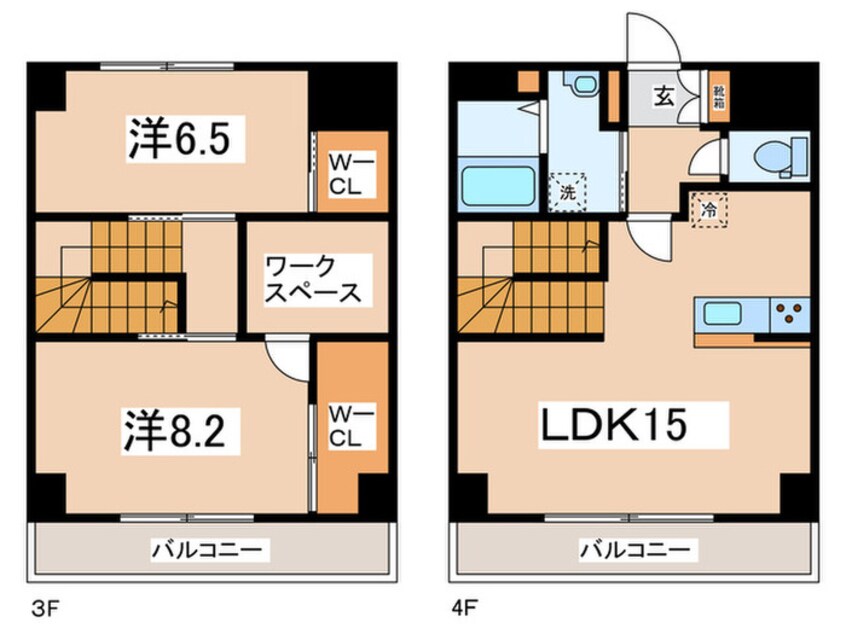 間取図 RURBAN HASHIMOTO