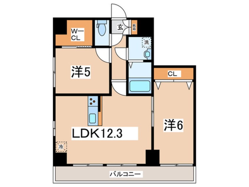 間取図 RURBAN HASHIMOTO