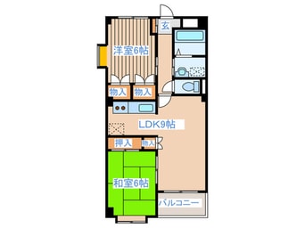 間取図 ル・ベルデュール