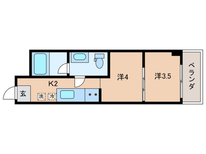 間取図 ﾀﾞｲｱﾊﾟﾚｽ新宿一丁目(606)