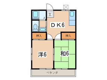 間取図 第二桐山ハイツ