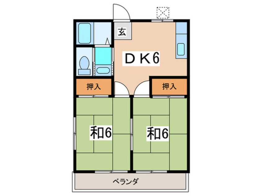 間取図 第二桐山ハイツ