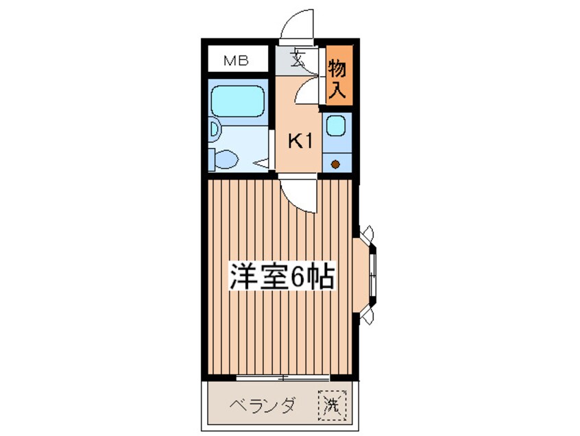 間取図 セブンスターハイツ上北沢